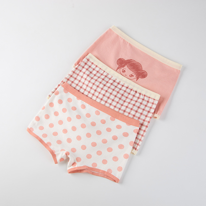6 Pack Children's Underwear Women's Korean Style Girls' Briefs Girls' Shorts Baby Girls' Boxers