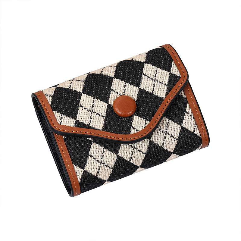Picture of European and American Retro New Style Card Bag Women's Multi-Card Large Capacity Anti-Degaussing Credit Card Case Student Driver's License Card Case Women