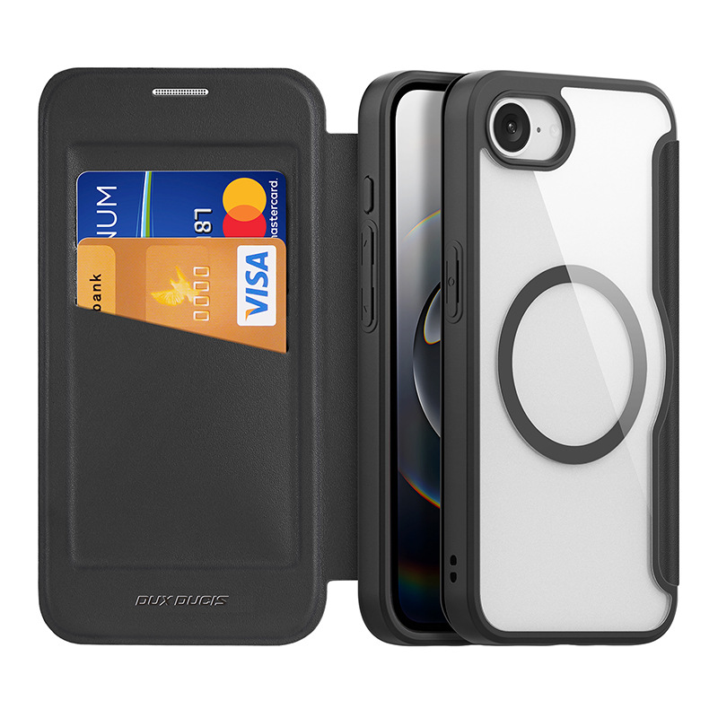 Picture of Suitable for Iphone16 Magnetic Holder Mobile Phone Case Cross-Border Wholesale Apple 16Pro Flip Dual Card Protective Cover