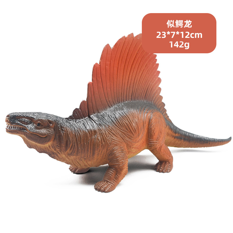Picture of Dinosaur toy model simulation dinosaur model large sounding triceratops plastic boy dinosaur toy large