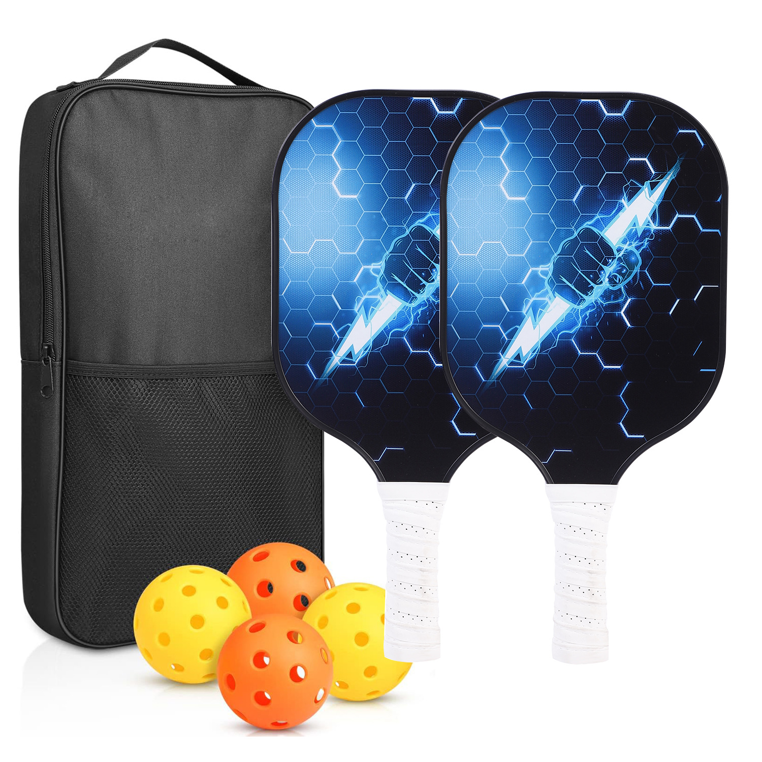 Picture of Carbon Fiber Pickleball Racket Honeycomb Board Outdoor Sports Carbon Pickleball Racket Cross-Border Pickleball Paddle