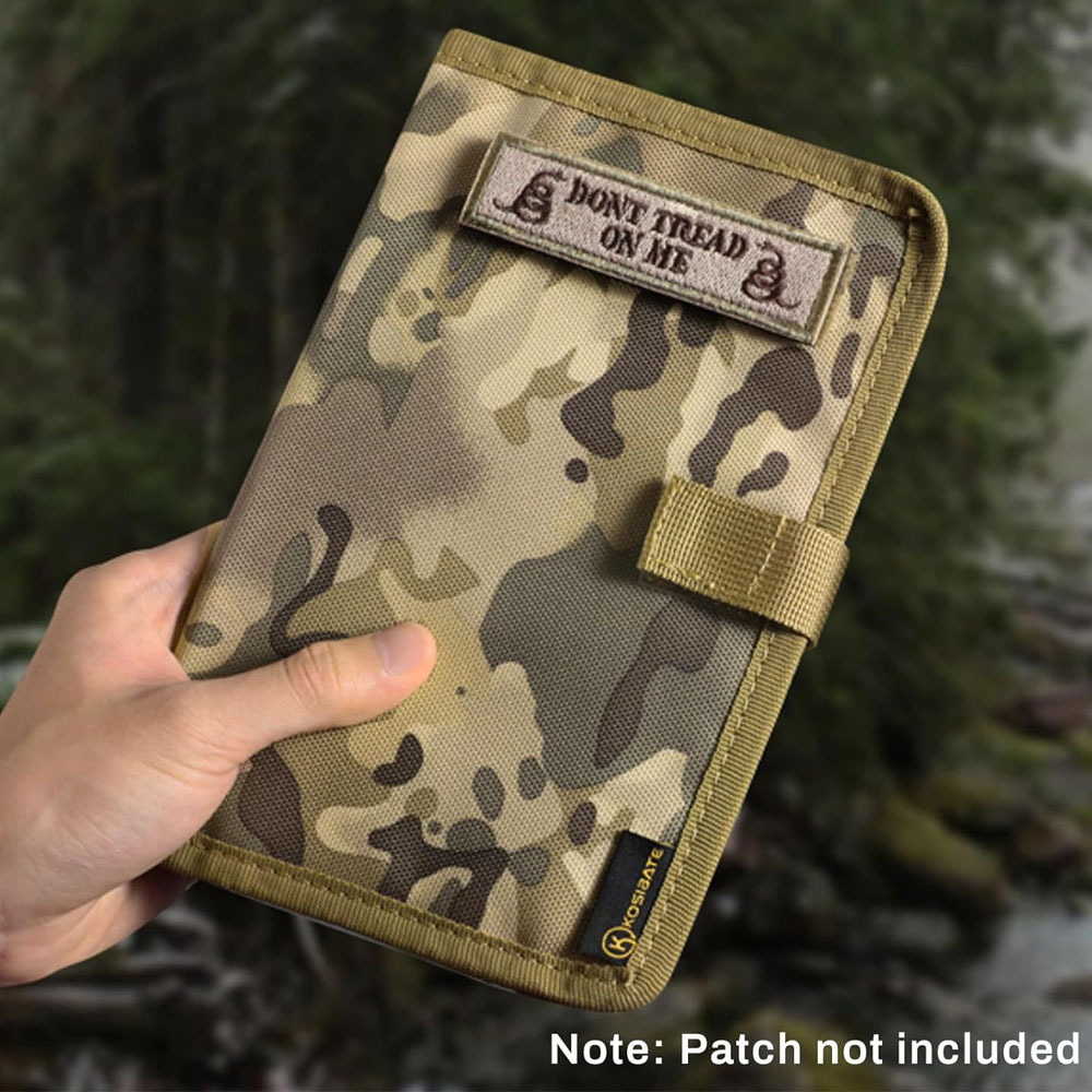 Cross-Border Tactical Stationery Outdoor Tactical Portable Notepad Loose-Leaf Detachable A5 Notebook Protective Cover
