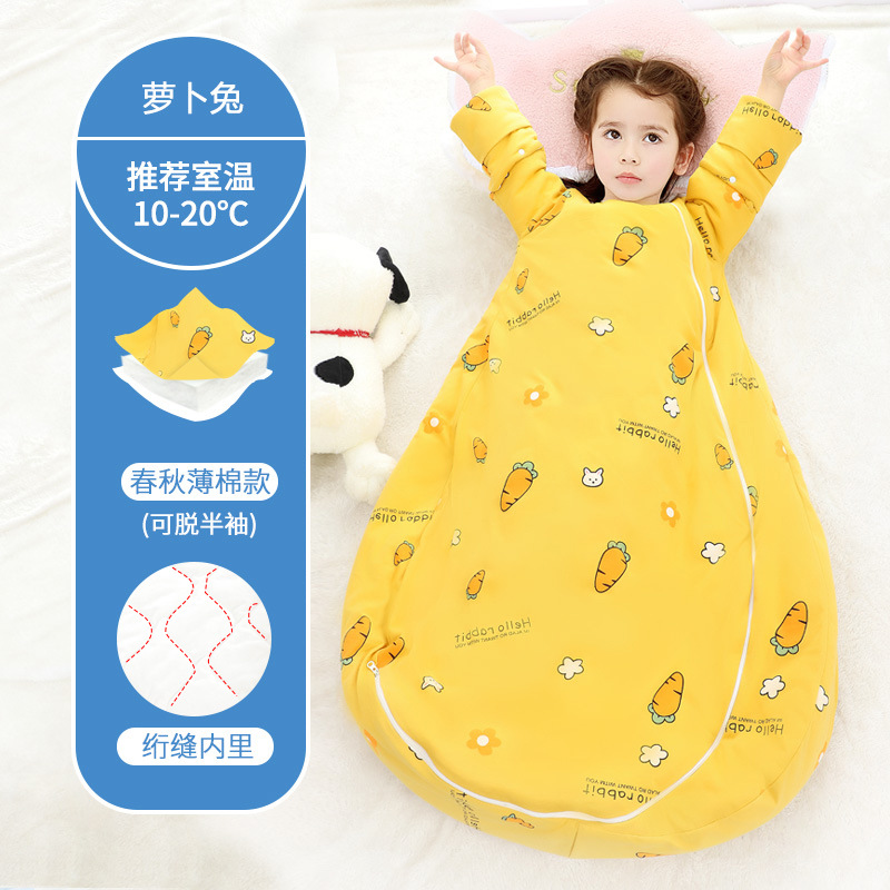 Picture of Baby Sleeping Bag Air-Conditioned Room Spring and Summer Thin Baby Anti-Kick Quilt Autumn and Winter Thickeneded Four-Season Universal One-Piece Drop Shipping
