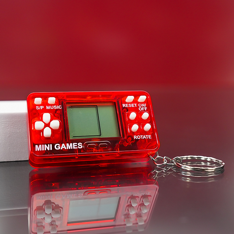 Picture of Cross-border handheld mini Tetris video game machine nostalgic decompression children's creative keychain pendant