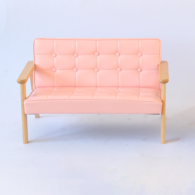 Picture of Children's Room Wooden Infant Garden Cute Reading Corner Photography Small Sofa Baby Stool Training Course Seat Mini