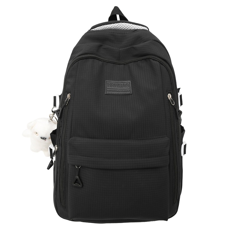 Picture of Cross-border school bag 2024 new small fresh solid color beginning Senior high school student school bag candy color large capacity backpack