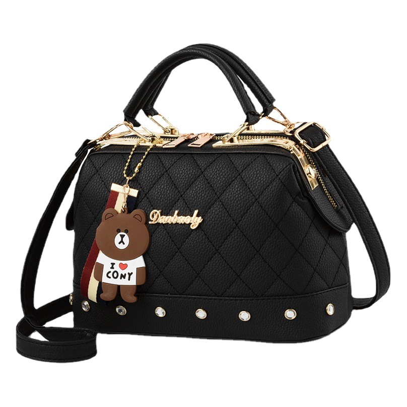 Jindi Leather Bag Women's 2025 New Trendy Shoulder Handbag Cross-Border Hot Style Dropshipping Handbag