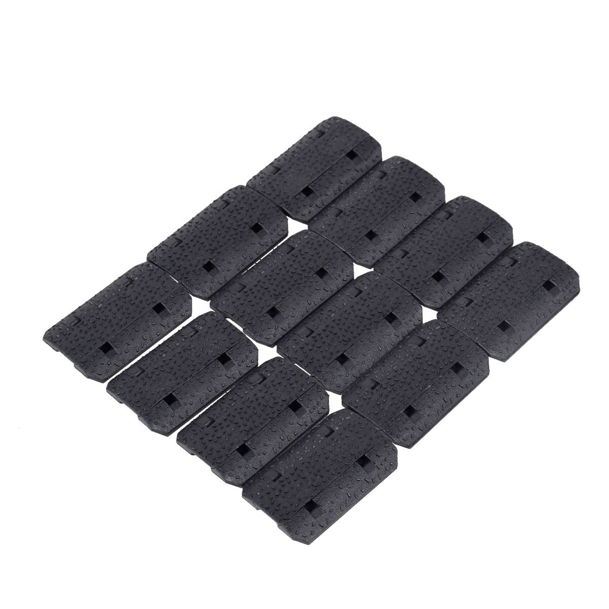 Picture of Nylon Hand Baffle Fish Bone Protector M-LOK System with Anti-slip Wood Protector 12 Pieces Pack