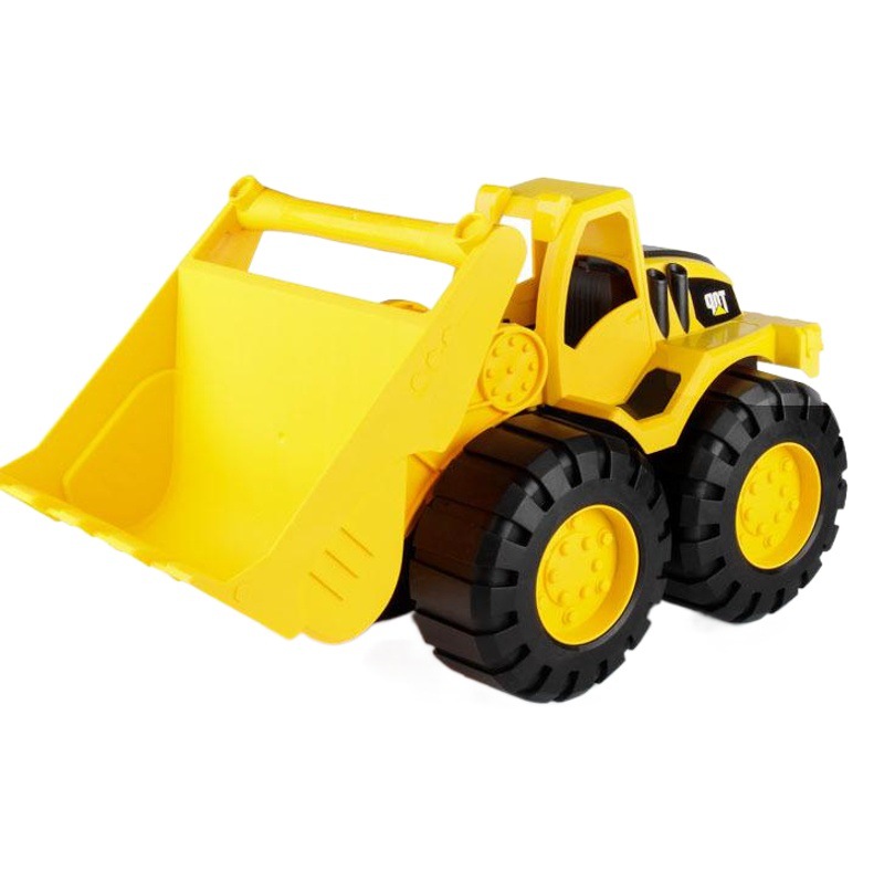 Children's Beach Bulldozer Engineering Vehicle Baby Playing with Sand Thickeneded Inertial Bulldozer Excavator Model Car