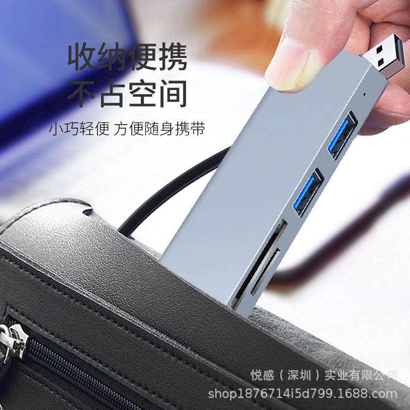 Picture of Factory direct supply Amazon hot typec to usb expansion hub hub3.0 card reader usb splitter