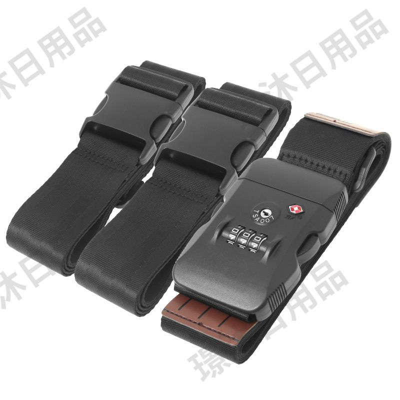 Picture of Luggage strap packing strap cross packing strap luggage strap trolley luggage case binding strap consignment reinforcement strap