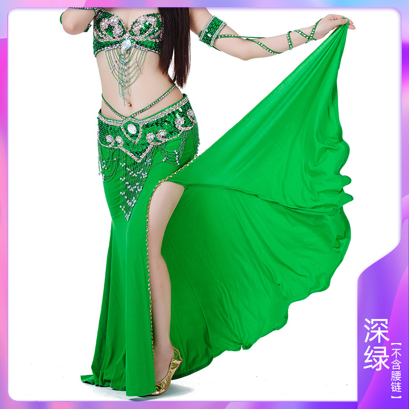 Picture of 700 Beaded Skirt Belly Dance Hot Selling High-end Quality Clothing Skirt Professional Factory First-hand Supply