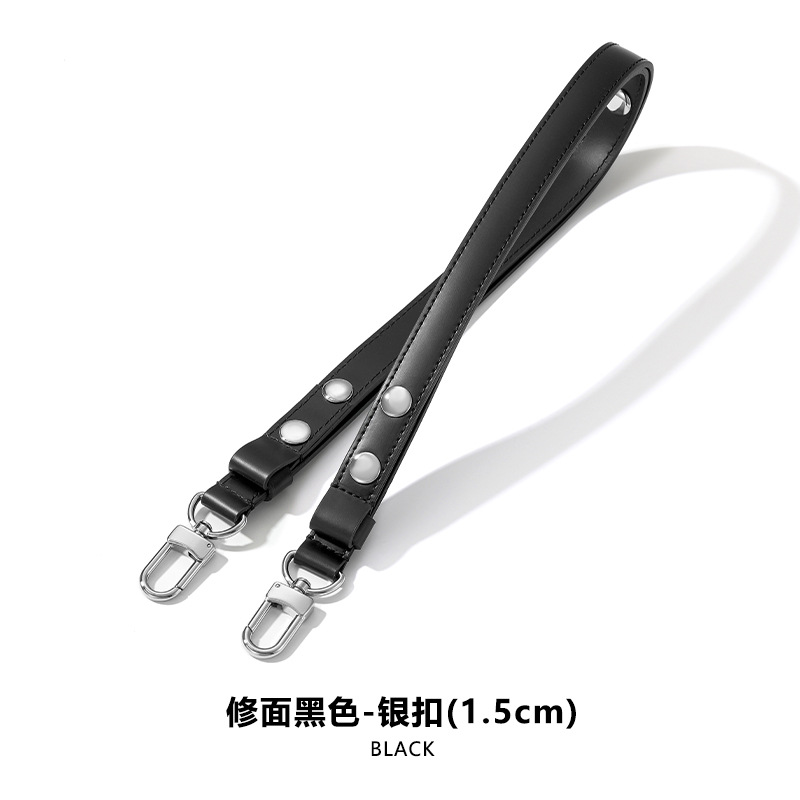 Picture of Mahuangshi MHS-C-38 3rd Gear Adjustable Rivet Shoulder Strap 26 Wash Bag Transformed Brown Women's Bag Shoulder Strap Underarm