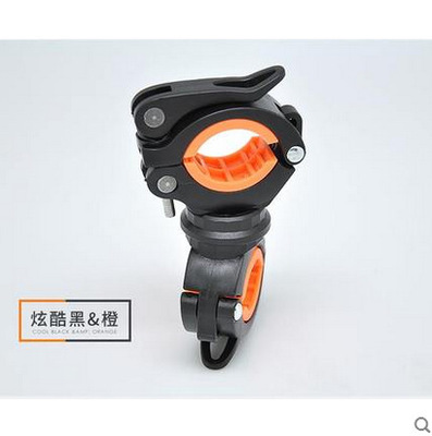 Picture of 360 lamp holder bicycle flashlight color lamp clip front lamp holder fixing bracket car clip mountain bike equipment accessories