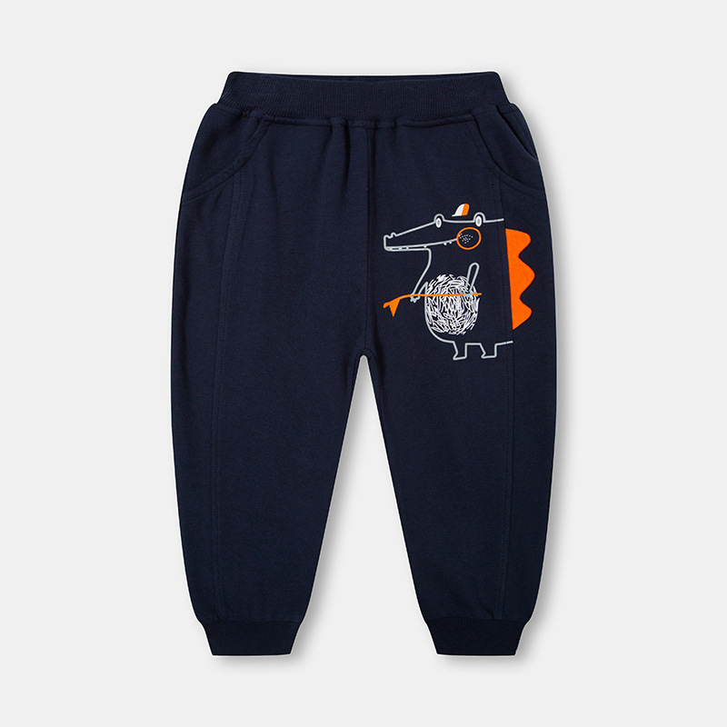 Picture of 2025 Trendy New Autumn Clothing Children's Trousers Baby Casual Pants Cartoon Pattern Dinosaur Boys Pants Dropshipping
