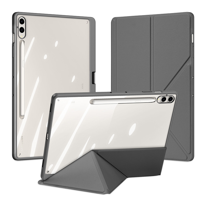 Picture of For Samsung TabS10Plus Tablet Protective Cover Separated Y Folded Transparent Protective Shell with Pen Slot Factory Wholesale