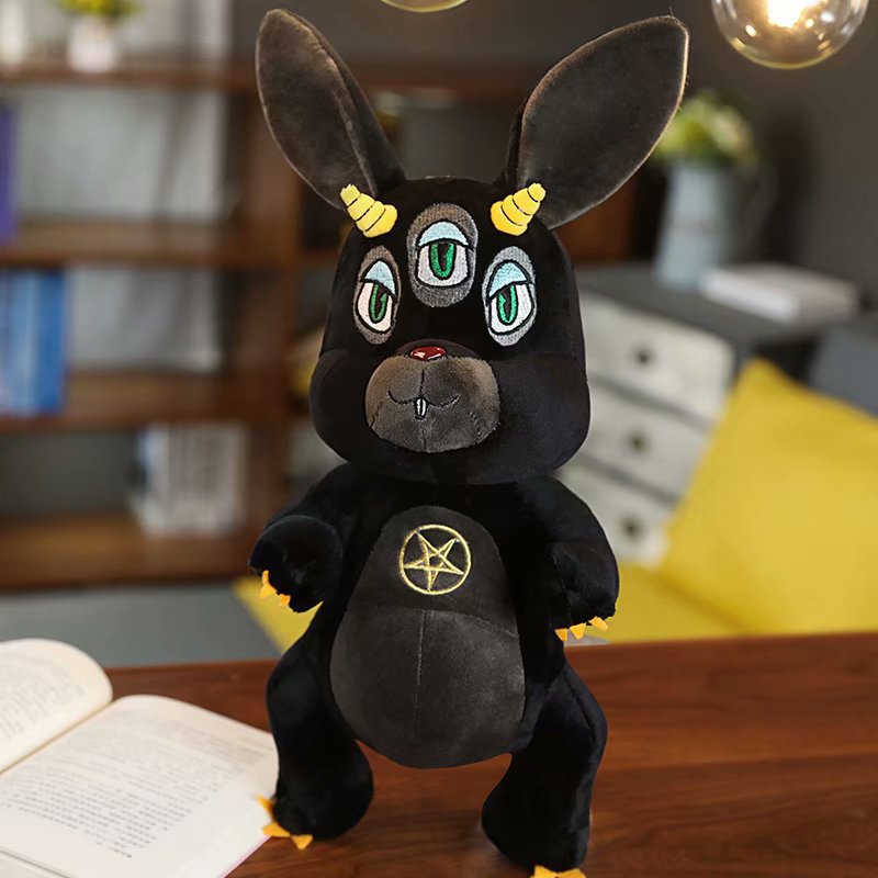 Picture of Dark plush toy doll fantasy lightning doll cartoon anime peripheral cool pentagram elephant rabbit
