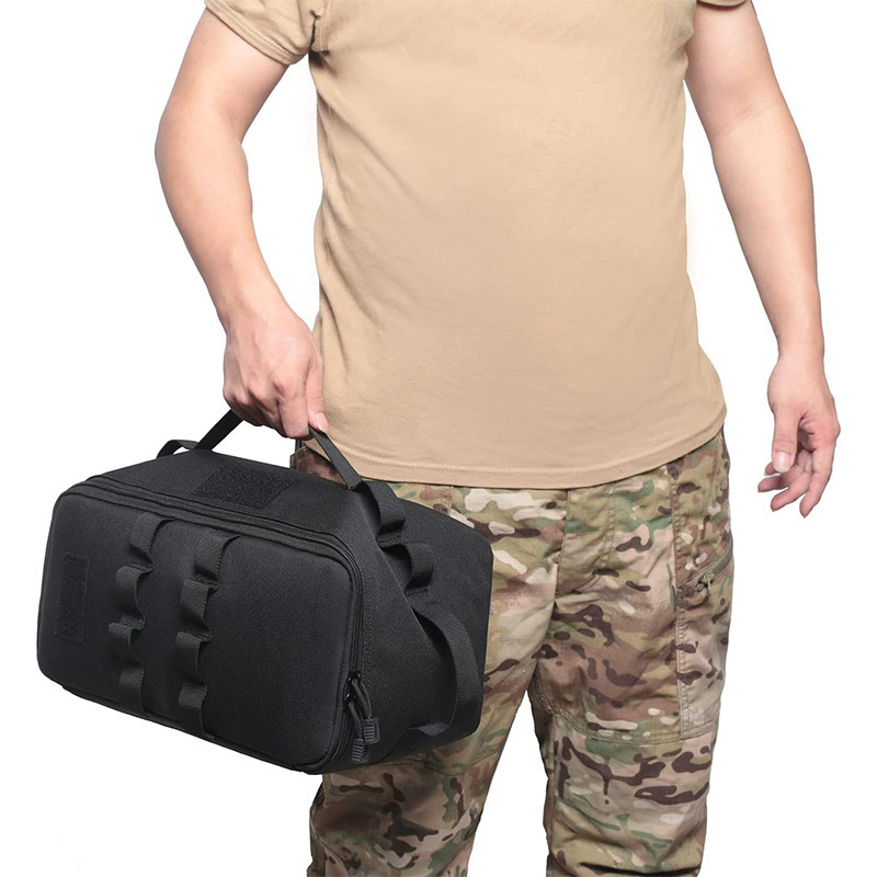Outdoor Camping Bag Tableware Picnic Storage Bag Military Fan Outdoor Multi-Functional Storage Bag Portable Folding Handbag