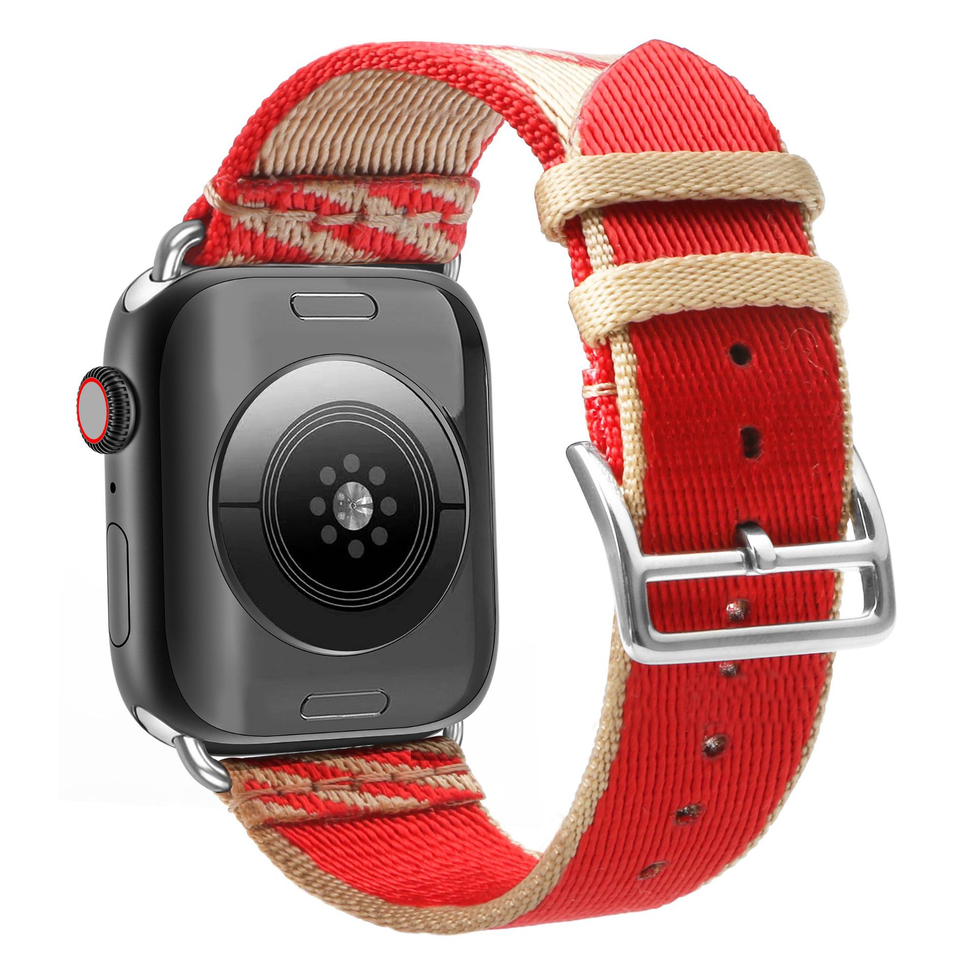 Picture of For Apple Watch Strap iwatch10 Nylon Woven Strap Breathable Sports applewatch987654