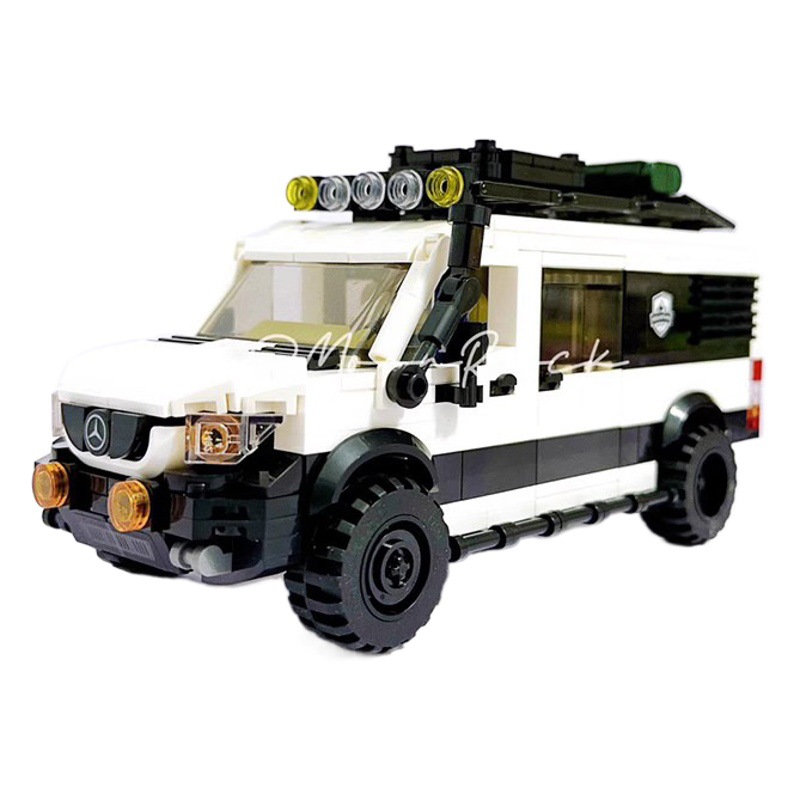 Compatible with Lego MOC-139266 Mercedes-Benz spute building blocks assembled 8-grid classic car model educational toy gift