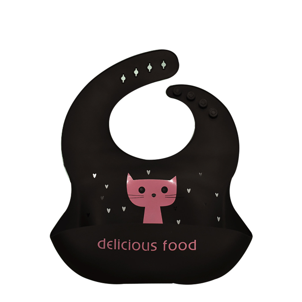 Picture of Baby Dining Bib Stereo Silicone Baby Waterproof Super Soft Food Food Bucket Children Children's Slippery Bucket Wash-Free Cross-Border
