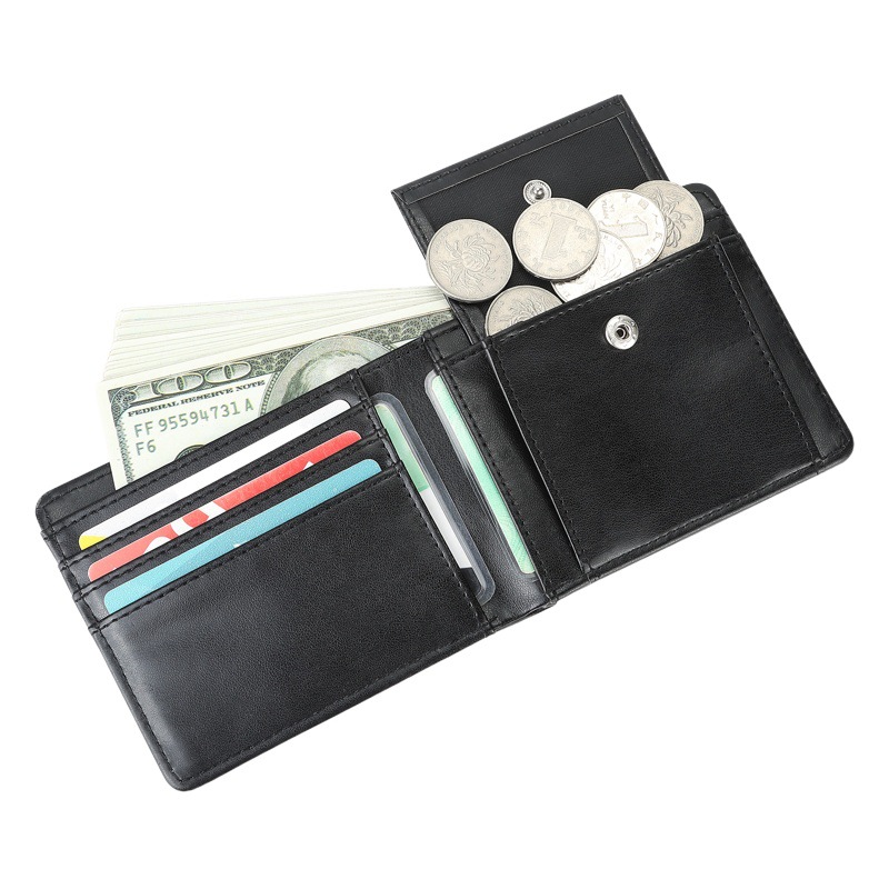 Cross-Border Hot Selling Heat Transfer Blank Sublimation Blank Men's Wallet Heat Transfer Blank Product Series in Stock