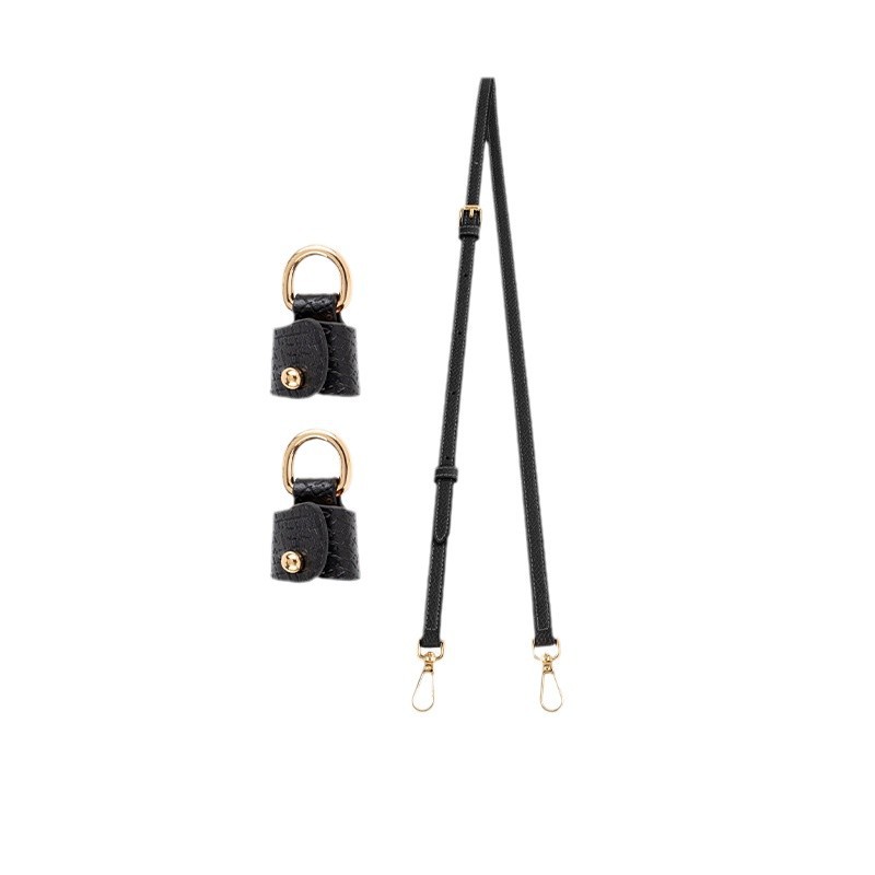 Picture of Longxiang Mini Dumpling Bag Cowhide Shoulder Strap Punch-Free Crossbody Adjustable Mini Replacement Bag Strap Genuine Leather Strap