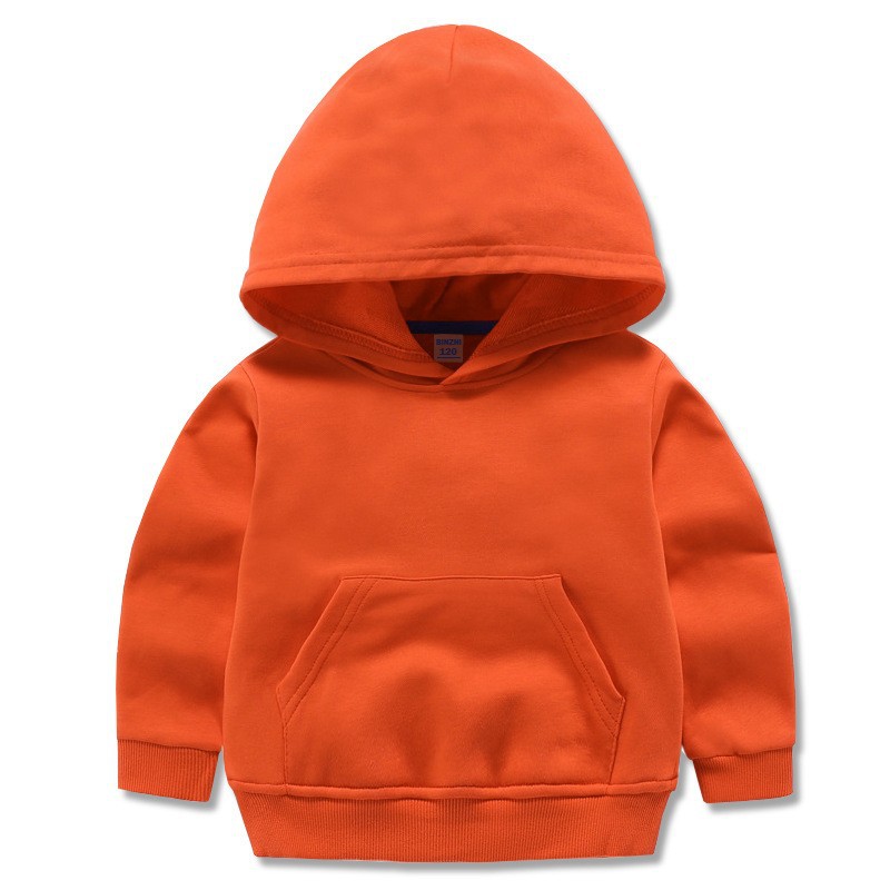 Picture of Autumn new children's clothing children's solid color hooded vests boys and girls long sleeve hoodie jacket coat a generation of hair