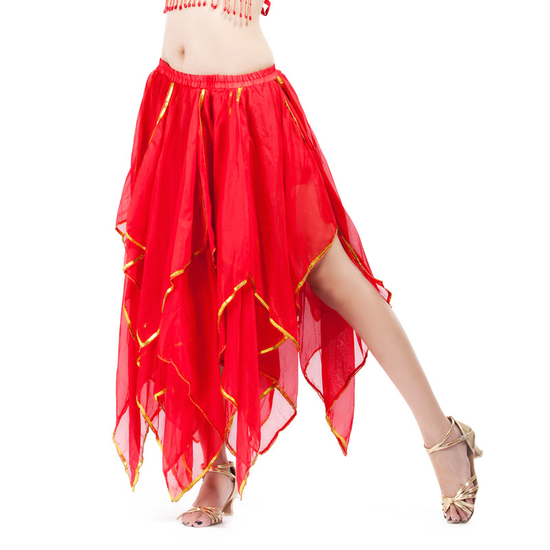 16 Leaf Skirt Belly Dance Chiffon Skirt Belly Dance Skirt Belly Dance Performance Skirt