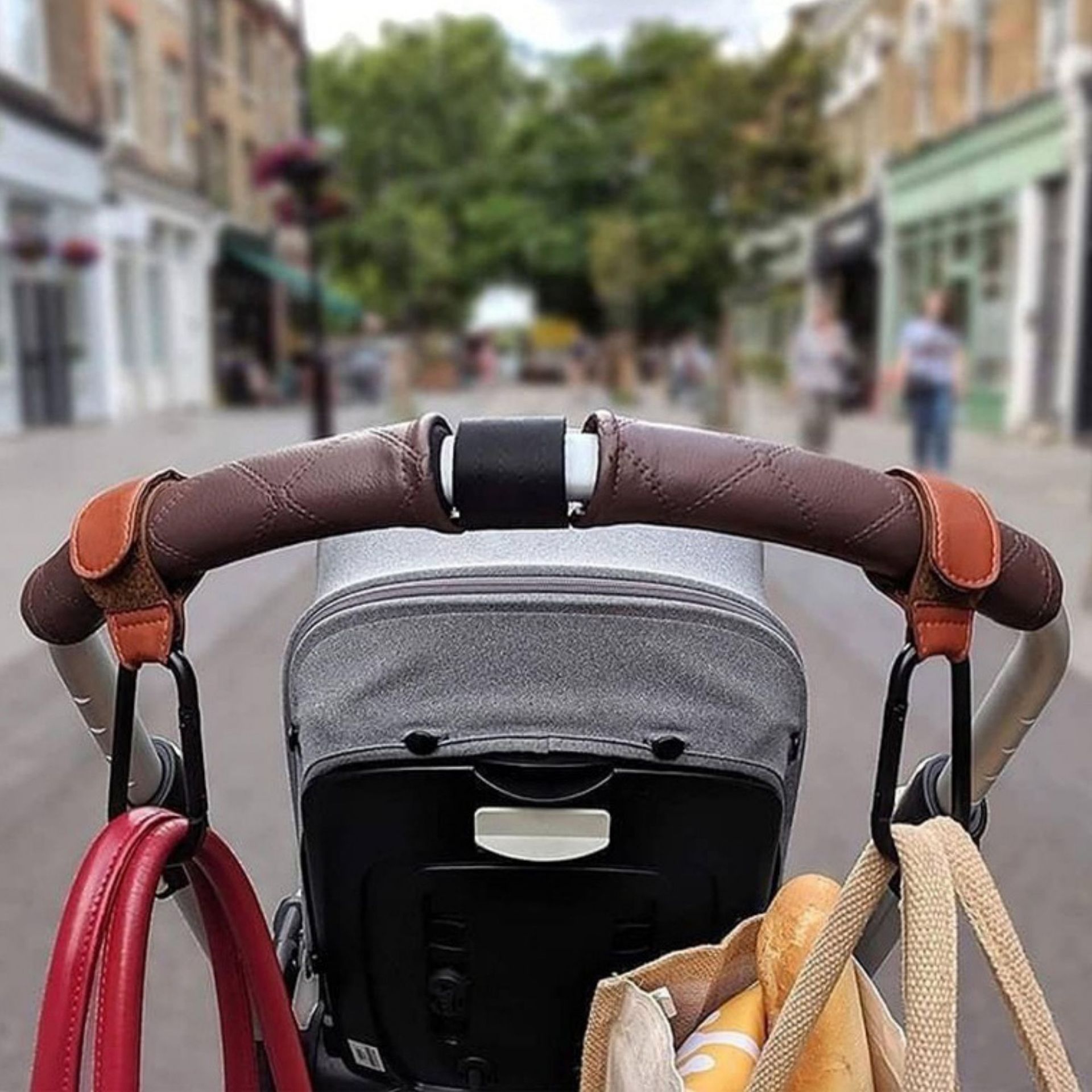 Picture of Stroller Accessory Hook for Hanging Bags, Universal Baby Stroller Hook for Baby Backpacks and Electric Vehicles