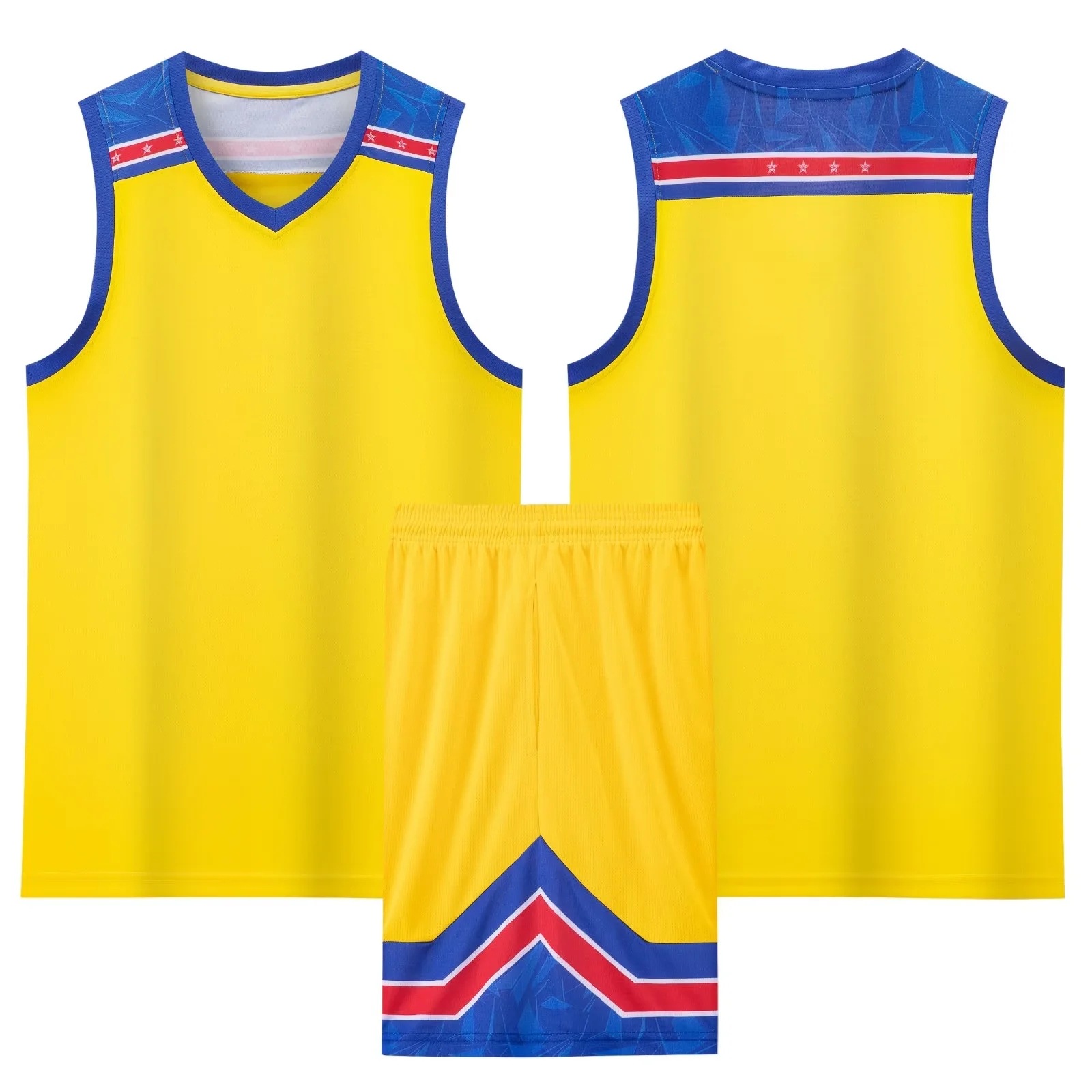 Picture of Men's Basketball Suit High School Sports Competition Training Basketball suit Children's Club Team Training Camp