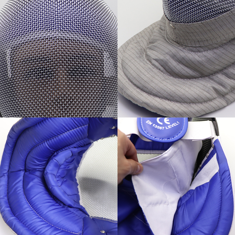 Picture of Fencing Mask Sabre Mask Competition Adult Children Helmet Mask CE Certification Fencing Equipment Head Protection Hat
