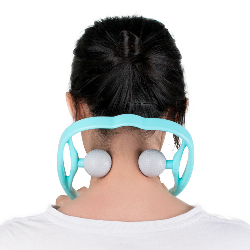 Picture of Manual Cervical Spine Massager Multifunctional Kneading Household Manual Neck Clamp Shoulder and Neck Massager