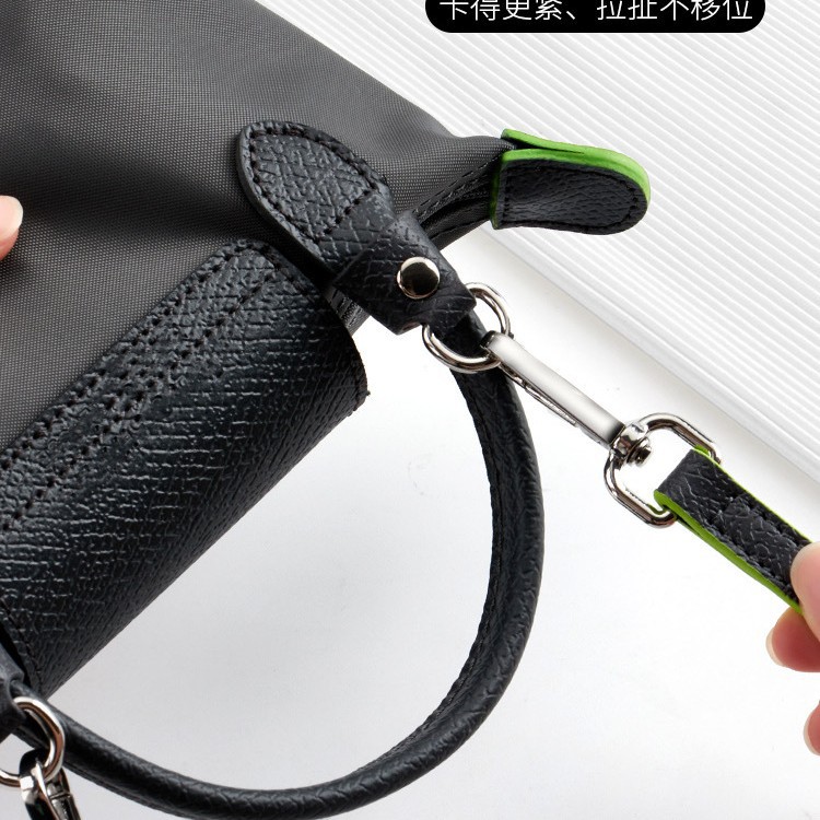 Picture of Longxiang Mini Dumpling Bag Cowhide Shoulder Strap Punch-Free Crossbody Adjustable Mini Replacement Bag Strap Genuine Leather Strap