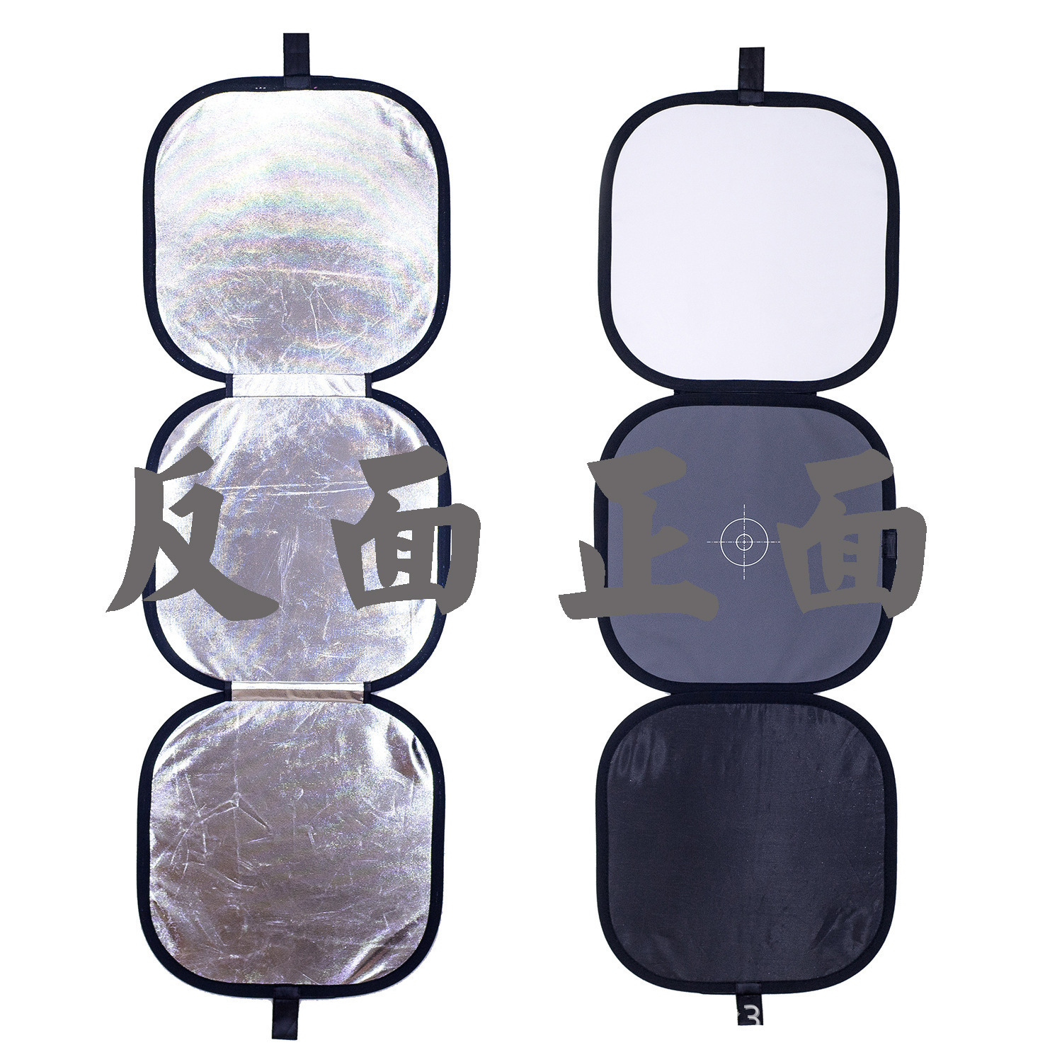 Picture of Camera Top 30/40 Flash Round Gray Card Soft Light Cover Black and White Cloth Cover Cone Type Soft Light Box Silver Whiteboard