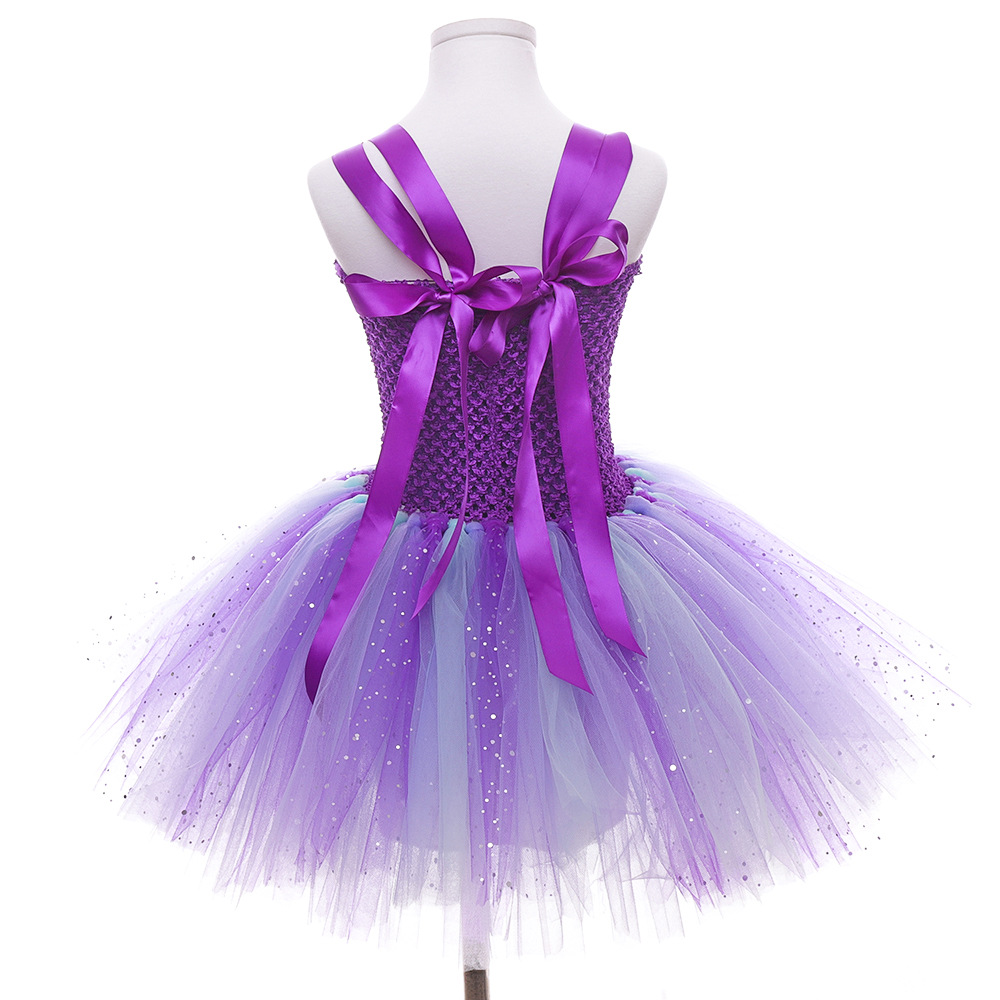 Picture of European and American Cross-border Mermaid Mermaid Girl Princess Skirt Children's Costsize Skirt Children's Performance Skirt