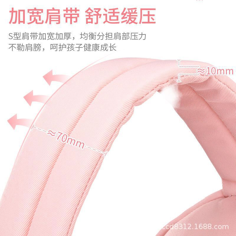 Picture of New Ins Style Primary School Bag Cute Men and Women Burden-Reducing Spine Protection Universal Large-Capacity Kidsren's Backpack