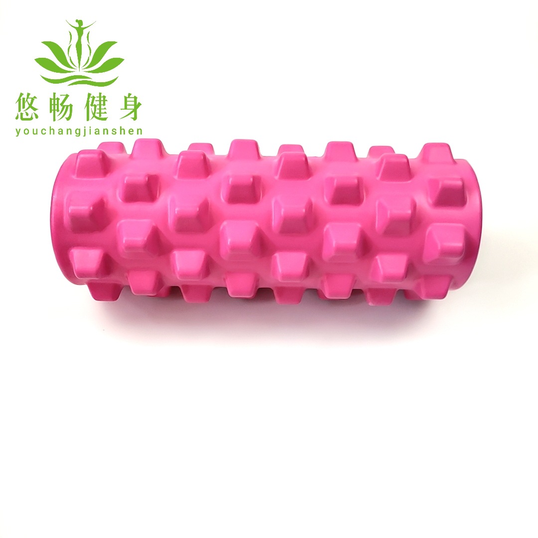 Picture of Eva Hollow Yoga Column 33cm Stereo Dot Mace Muscle Fitness Massage Stick 3D High Hardness Foam Shaft