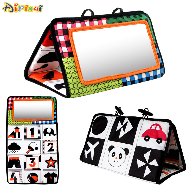 Picture of New Visual Stimulation Haha Mirror 0-3 Years Old Baby Mirror Toy Baby Foldableable Car Pendant Wholesale
