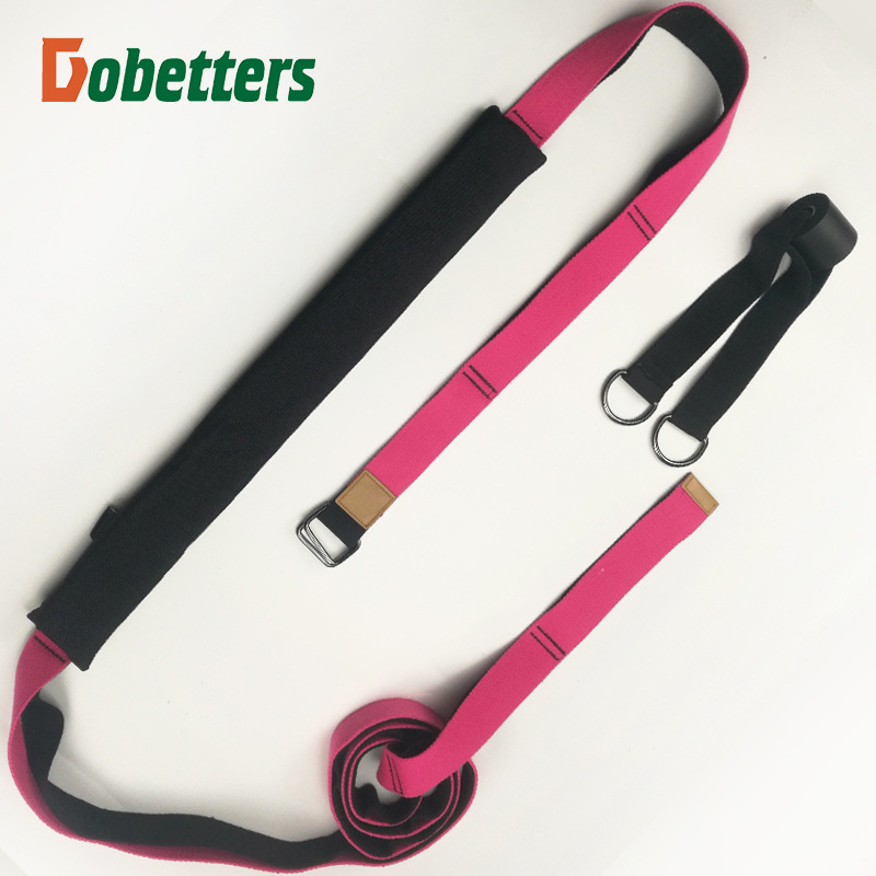 Picture of On the door a word horse split crotch fork ligament stretch split training rope dance soft open lower waist training Belt