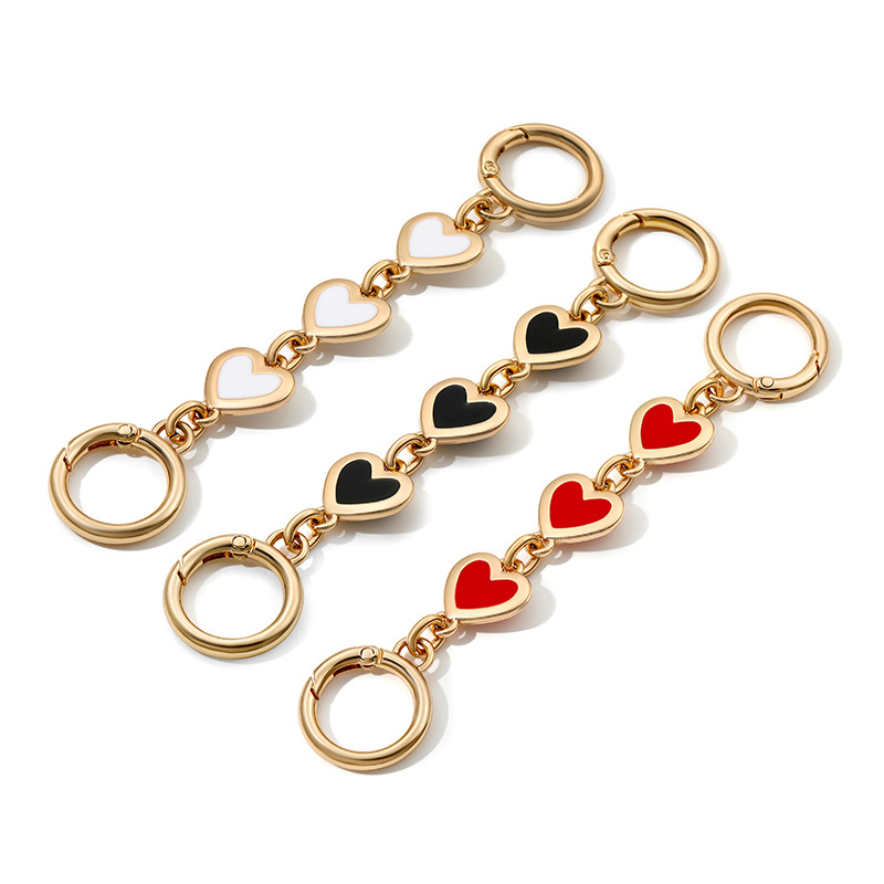 Extension chain is suitable for chow CH modified mahjong bag extension chain belt H-68 metal chain love decorative chain accessories