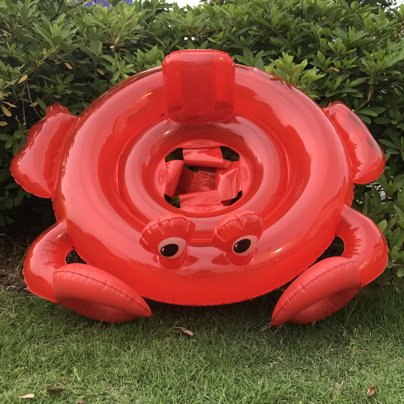 Picture of 1 piece generation hair White Swan Flamingo seat inflatable swimming buoy children life buoy double air nozzle Mount watermelon Pang