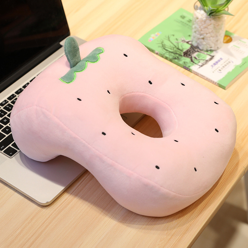 Picture of New breathable nap pillow small doll cute expression plush toy puppet pillow gift spot wholesale