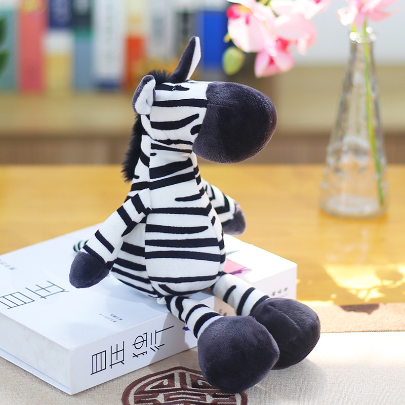 Picture of Forest Animal Doll Plush Toy Elephant Monkey Tiger Lion Giraffe Doll Children's Gifts Wholesale