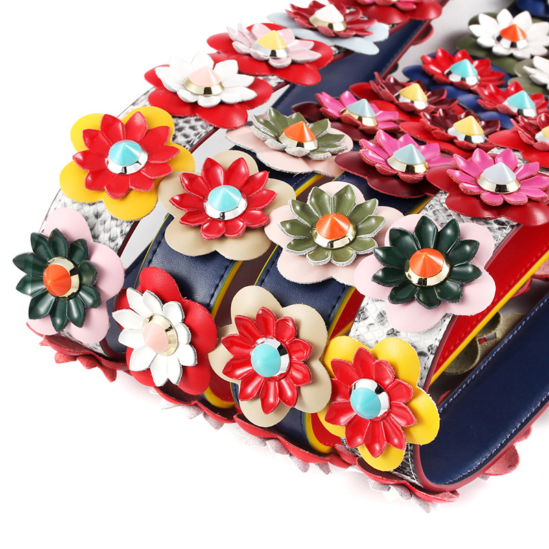 Picture of Mahuangshi MHS-E-2 Three-dimensional Flower Shoulder Strap Cowhide Wide Shoulder Strap Suitable for F Di Bag Replacement Strap Single Shoulder