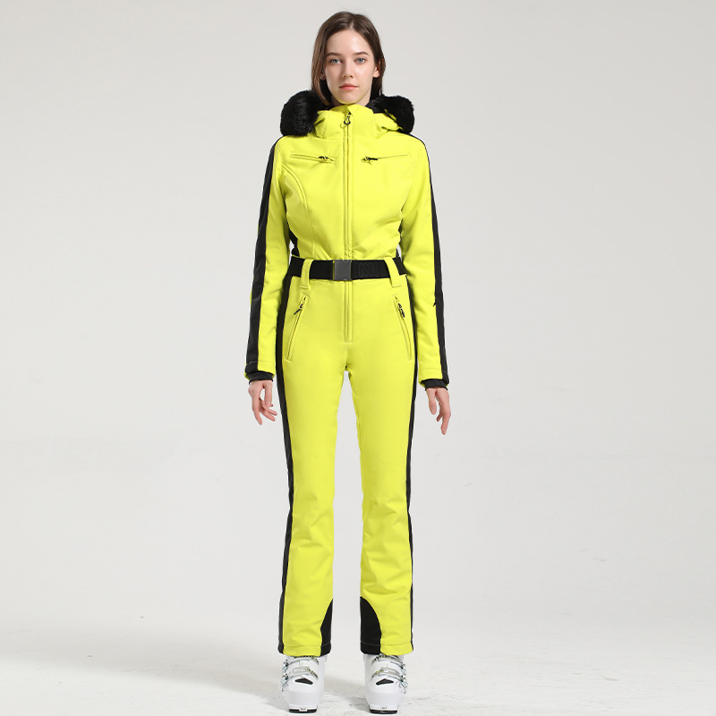 Picture of Professional Double-board Windproof Cross-border Ski Suit Women's Thickened Warm Waterproof Slim-fit Outdoor Ski Suit Women's suit