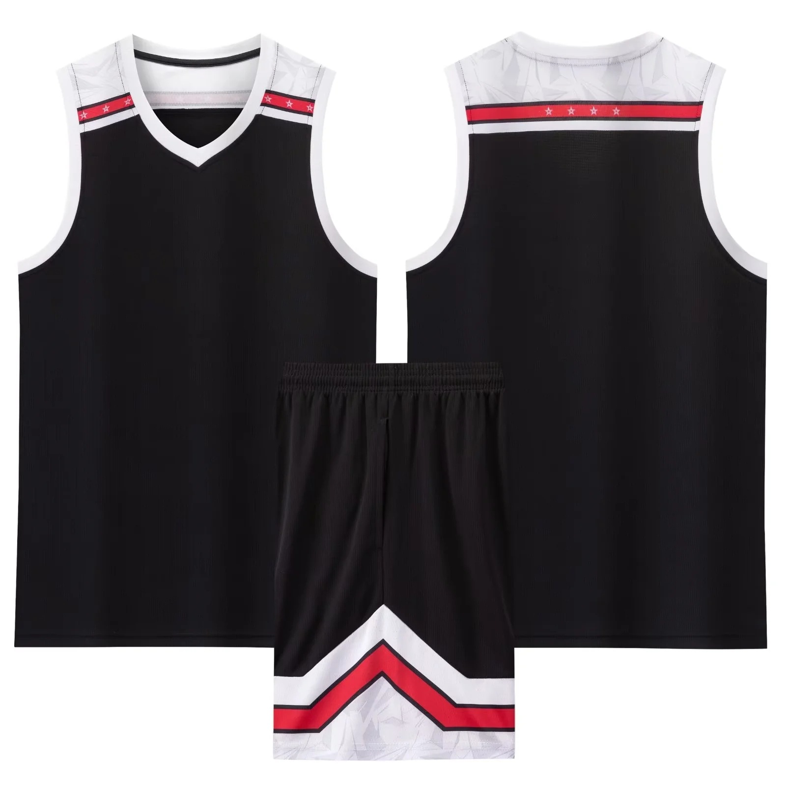 Picture of Men's Basketball Suit High School Sports Competition Training Basketball suit Children's Club Team Training Camp