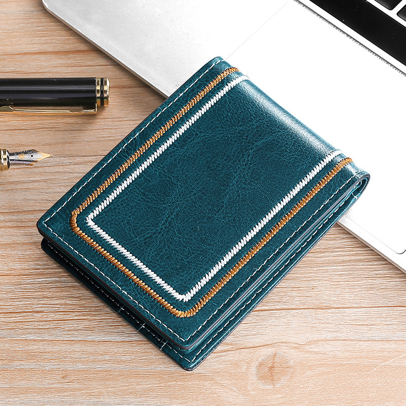 Picture of New ladies leather driver's license holster driving license holster embroidered cowhide multi-card ID bag wholesale driver's license