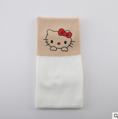 Picture of Girls Pantyhose Girls Pantyhose Velvet Stitching Anti-hook Silk Cartoon Student Baby White Children Dance Socks