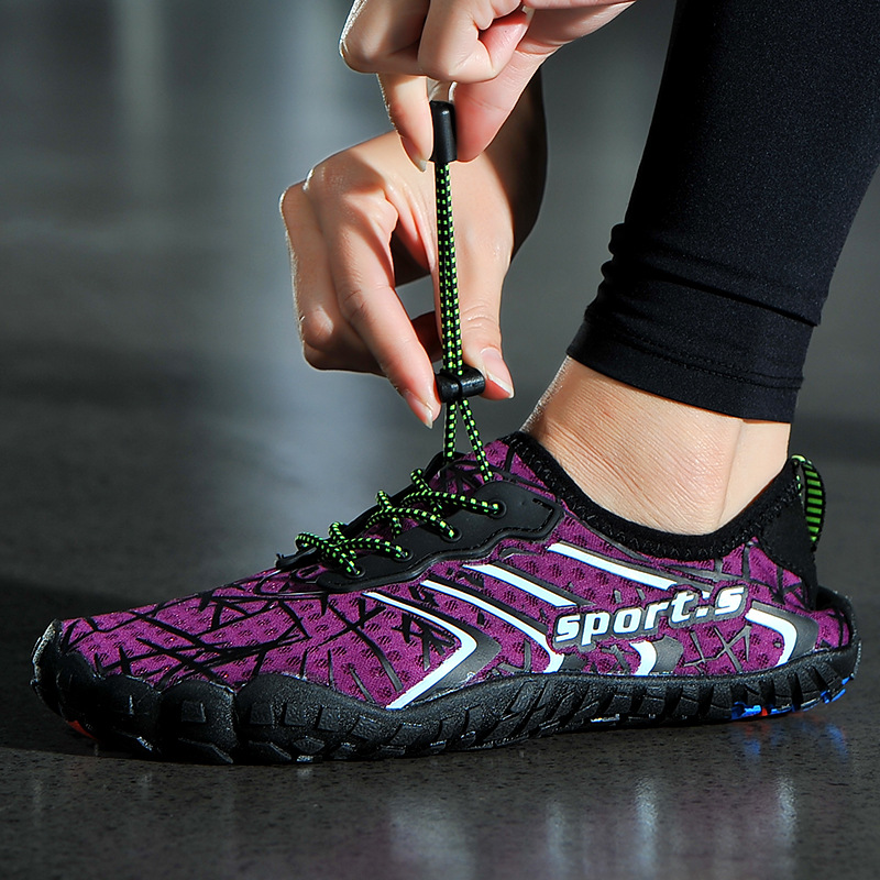 Picture of Factory wholesale outdoor non-slip wading shoes five-finger swimming shoes quick-drying diving beach shoes couples sports trekking shoes